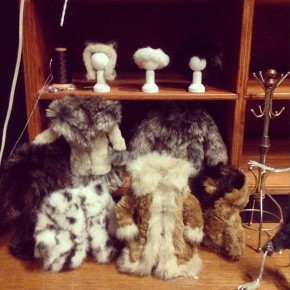 Tiny, tiny expensive fur costumes. No animals were injured in the making of this film!