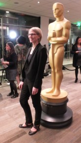 Torill poses for photographers at Academy® Short Film Reception