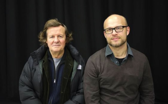 Sir David Hare with director Cam Chistiansen