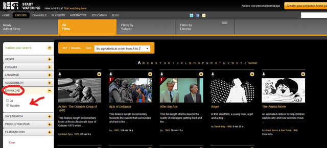 Download NFB films? Now you can!