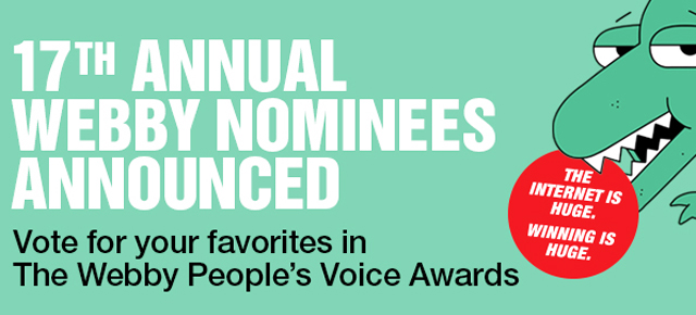 6 Webby Award Nominations for NFB/interactive