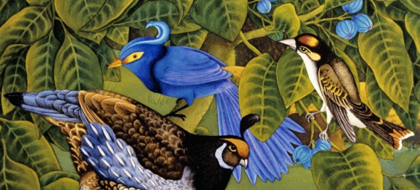 blue bird from animated film