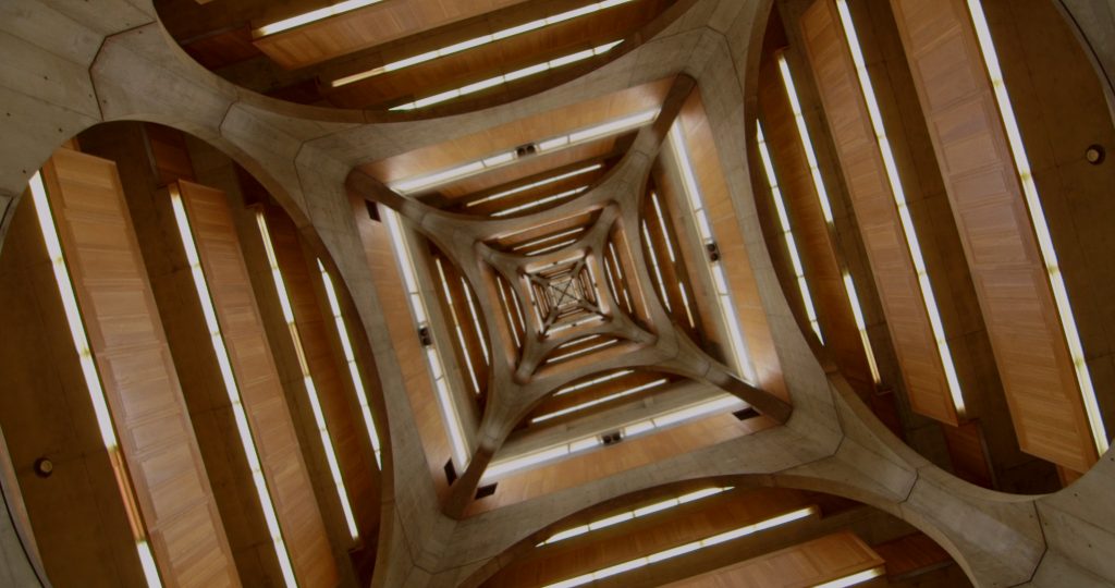 The Exeter Library, designed by architect Louis I. Kahn, New Hampshire (USA).